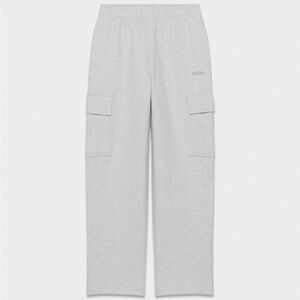 Aritzia Mega Cargo Sweatpants- Heather Chrome